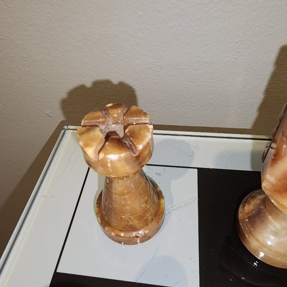 Vintage Stone Chess Set - Picture 15 of 16